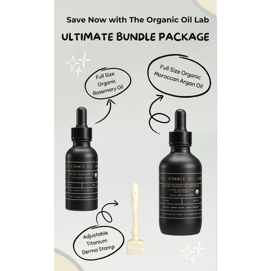 Hair Growth Bundle | Skin Rejuvenation Kit | Rosemary Argan Oil Set