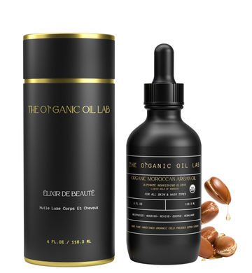 100% Pure USDA Organic Moroccan Argan Oil | Ultra Moisturizing for Hair, Skin & Scalp