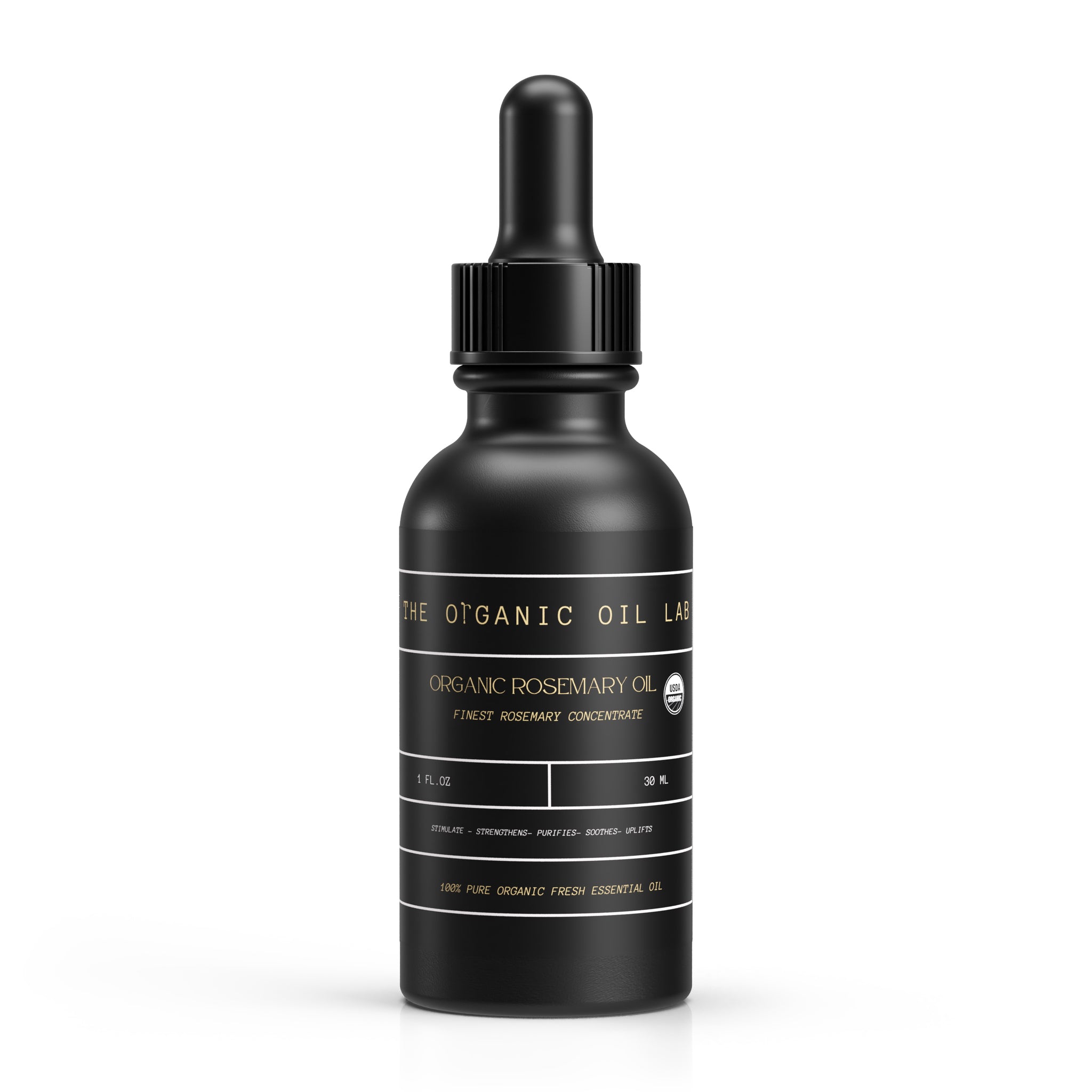 100% Organic Rosemary Essential Oil for Hair Growth & Focus | The Organic Oil Lab