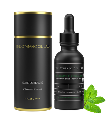 Organic Peppermint Essential Oil - 100% Pure USDA Organic Oil for Aromatherapy Diffuser - Cooling, Focus, Energy, Clarity & Scalp Health